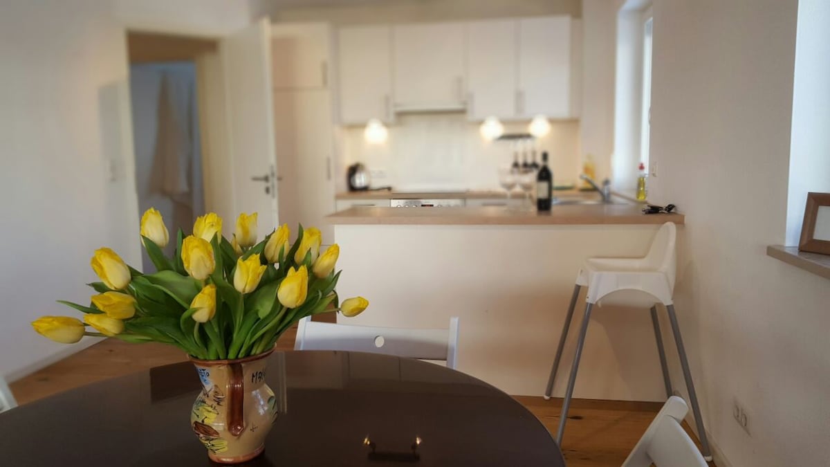 "Yellow tulips" apartment with mountain view