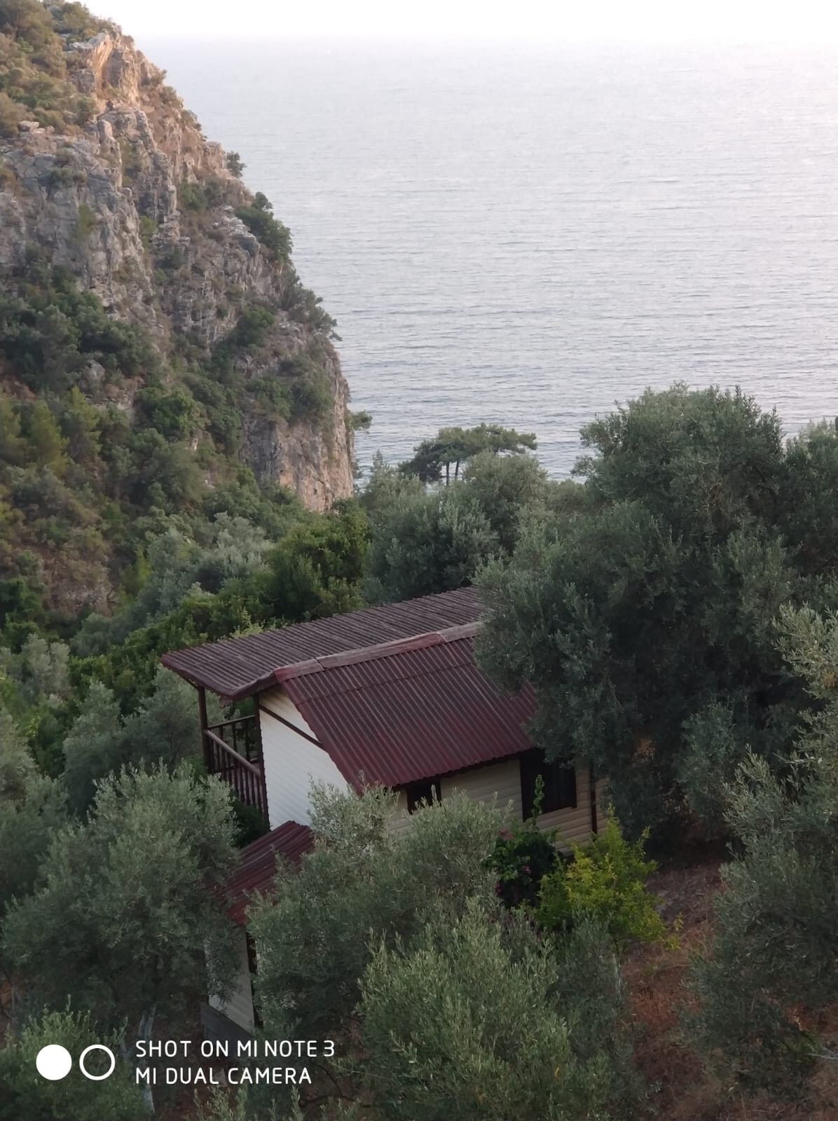 House in a small bay with a peaceful nature