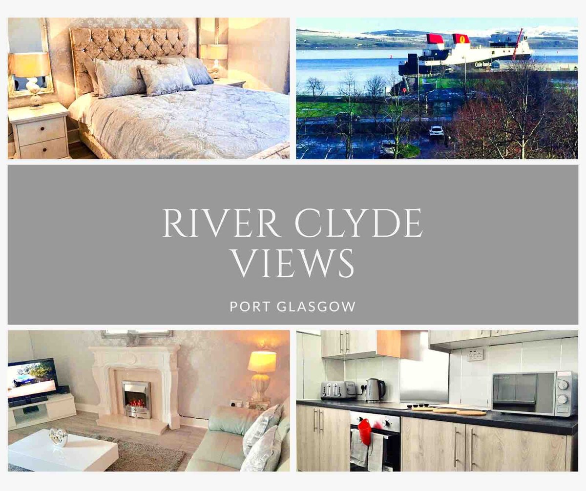 RIVER CLYDE VIEWS-PRIVATE公寓、游泳池和健身房