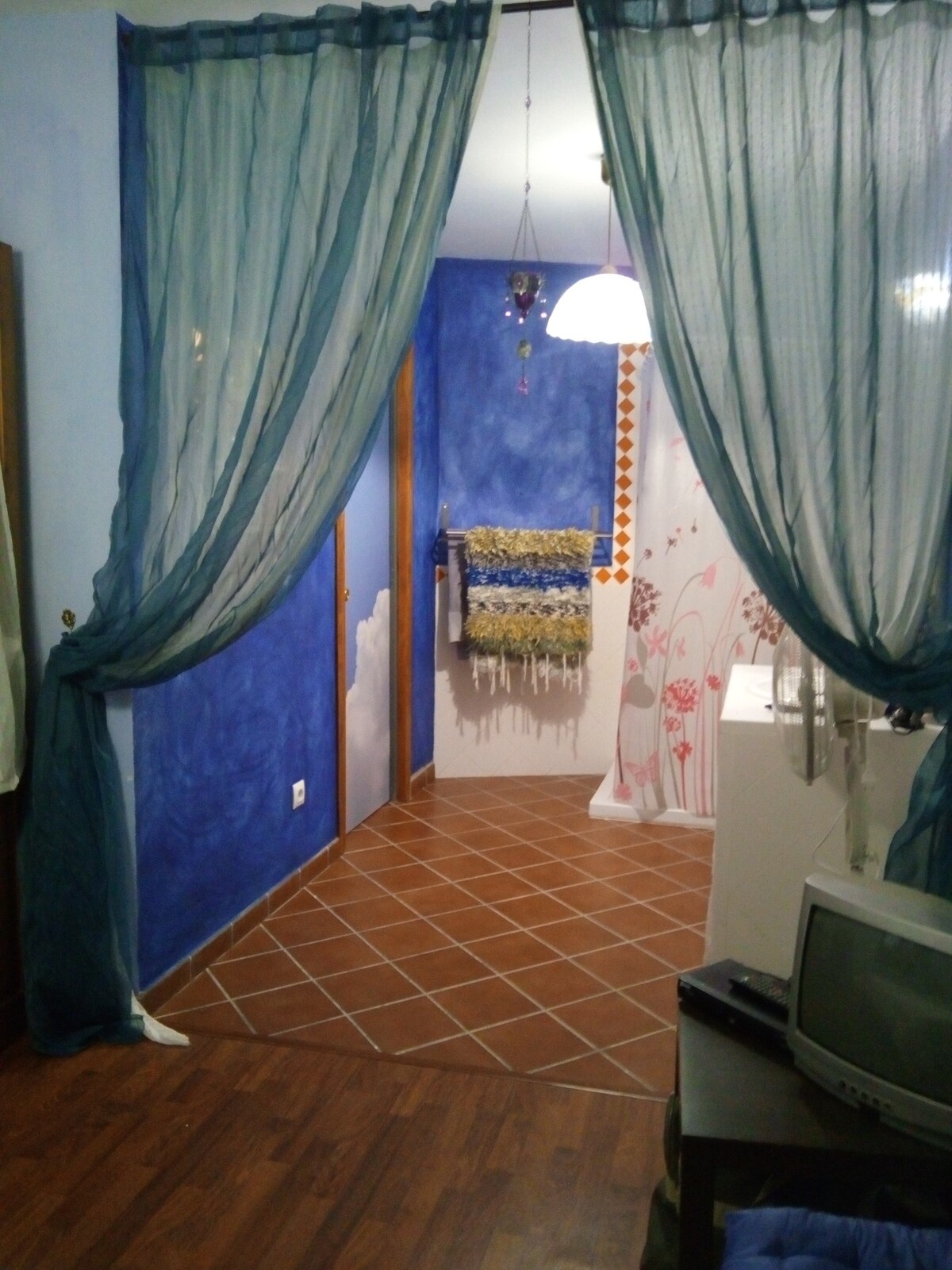 蓝色客房。La Villa del Pozo 1