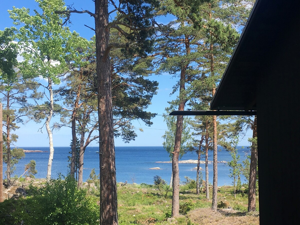 海滨别墅， Väddö/Grisslehamn的壮丽景色