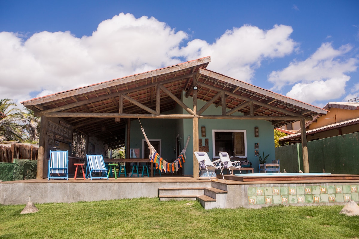 Pe na Areia,Surf House Morro do Chapéu - Taiba