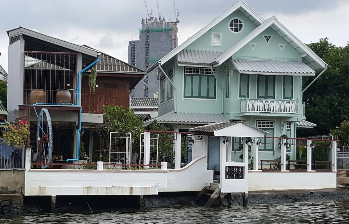 River Front Golden Teak Home,