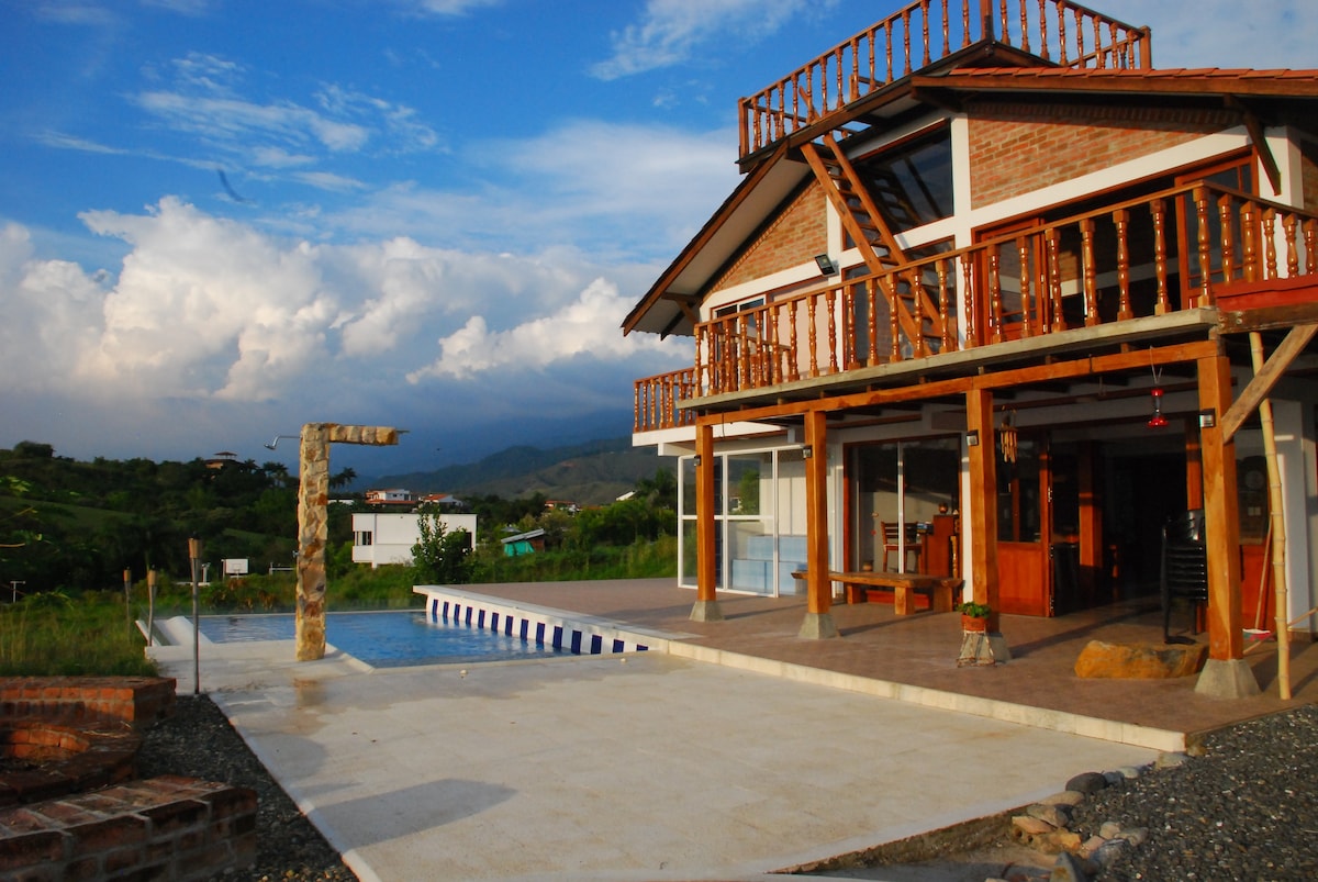 Hermosa vista del Valle del Cauca