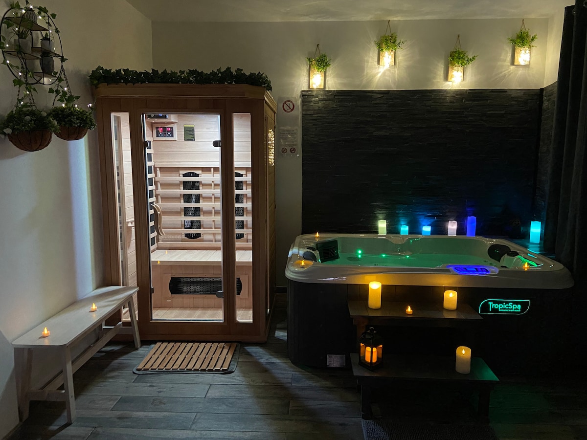 Le Tricosy - jacuzzi/sauna privatif