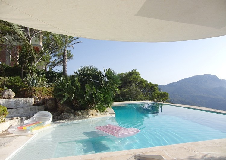 Mallorca Valldemossa Finca Meerklippe Infinitypool