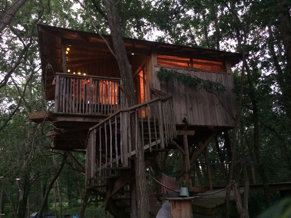 Cabane dans les arbres LA CANOPEE