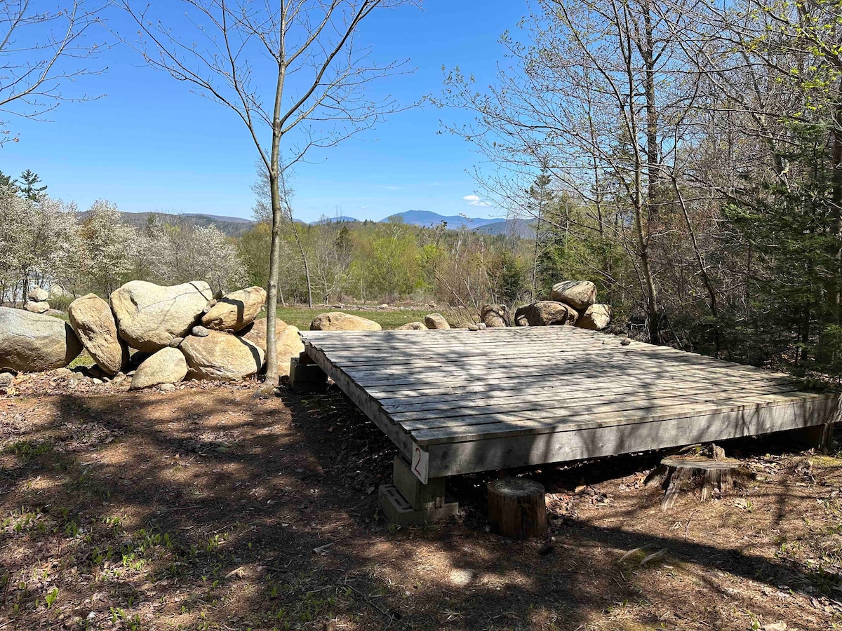 Tent Platform - Hummingbird Center Farm