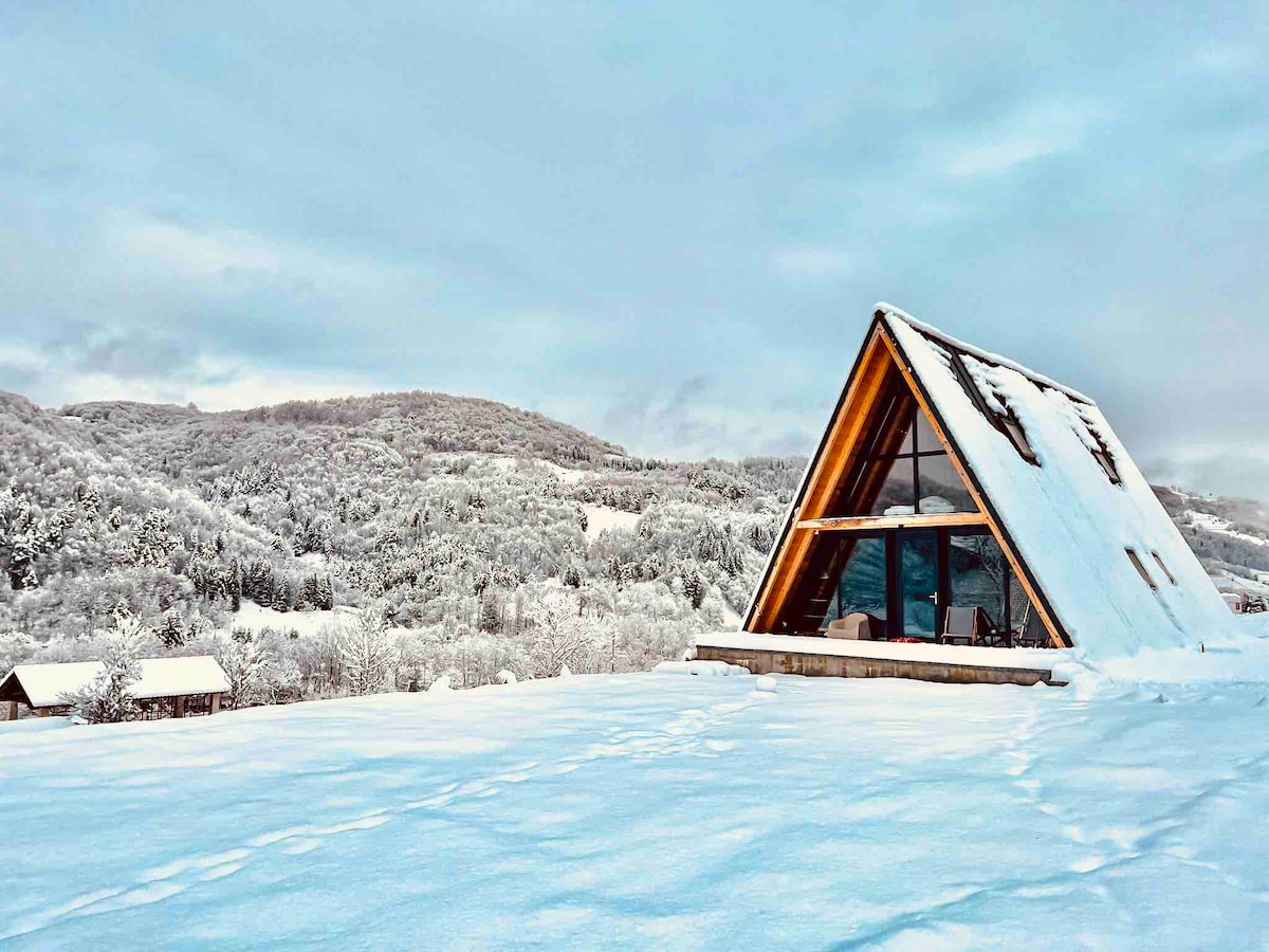 EPIC CHALET, your A-frame cabin for cozy moments