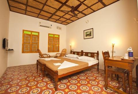 AirConditioned room in a Chettinadu Village Resort