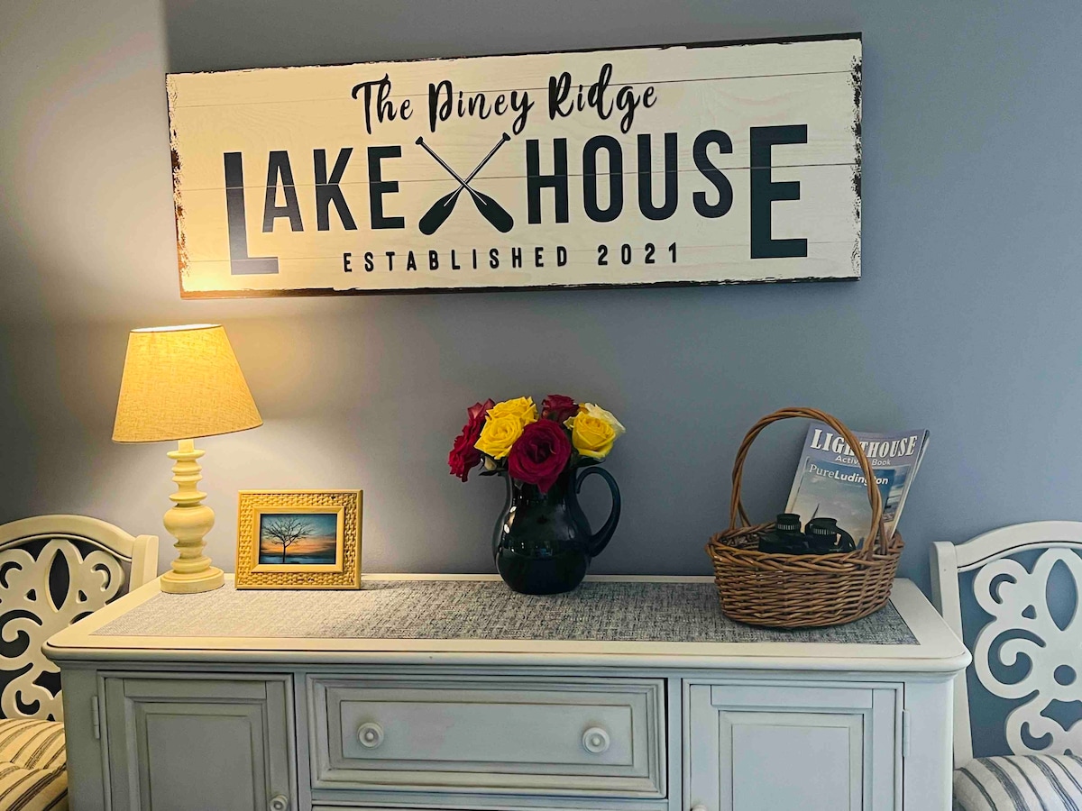 The Lake House位于Piney Ridge +小木屋！