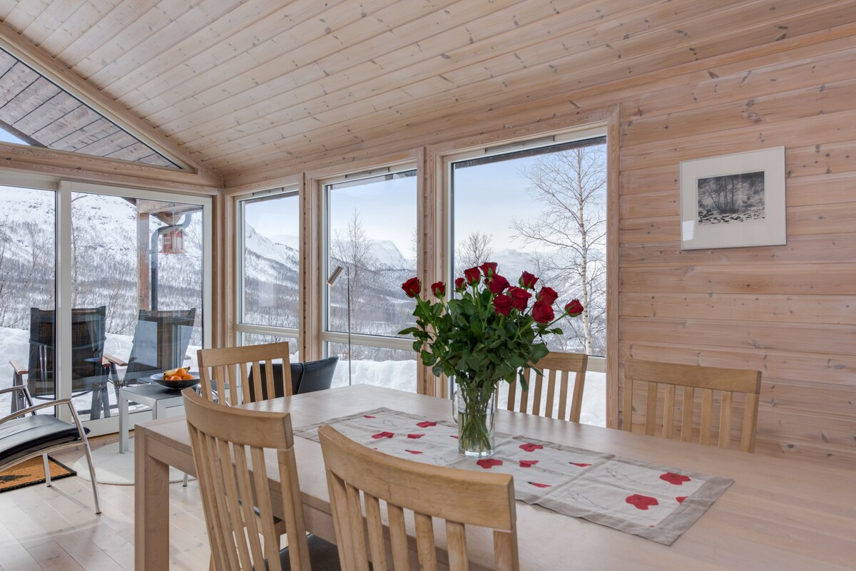 可欣赏Gramstølen的壮丽景色小木屋-桑拿房！