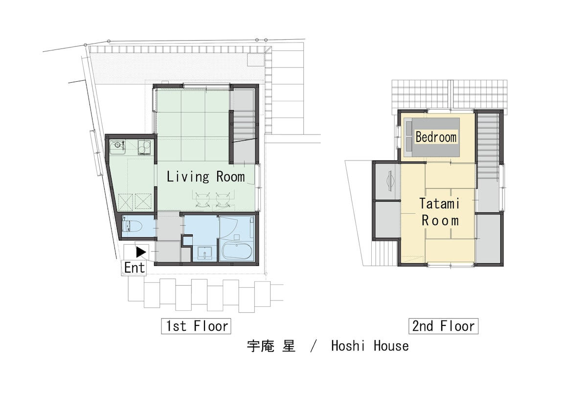 Renovated trad house 5 mins wlk frm sta. 宇庵星 日本語可