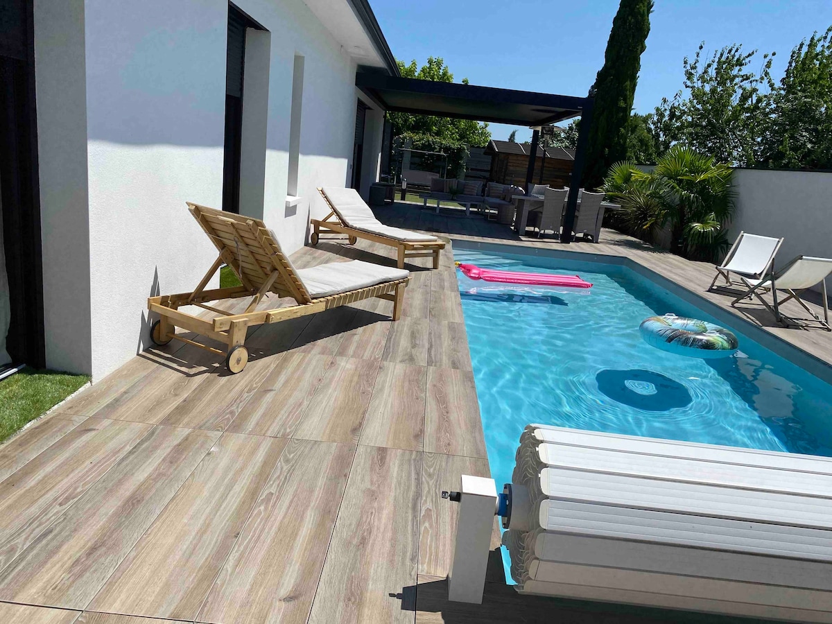 Villa moderne tout confort au calme  piscine 7pers