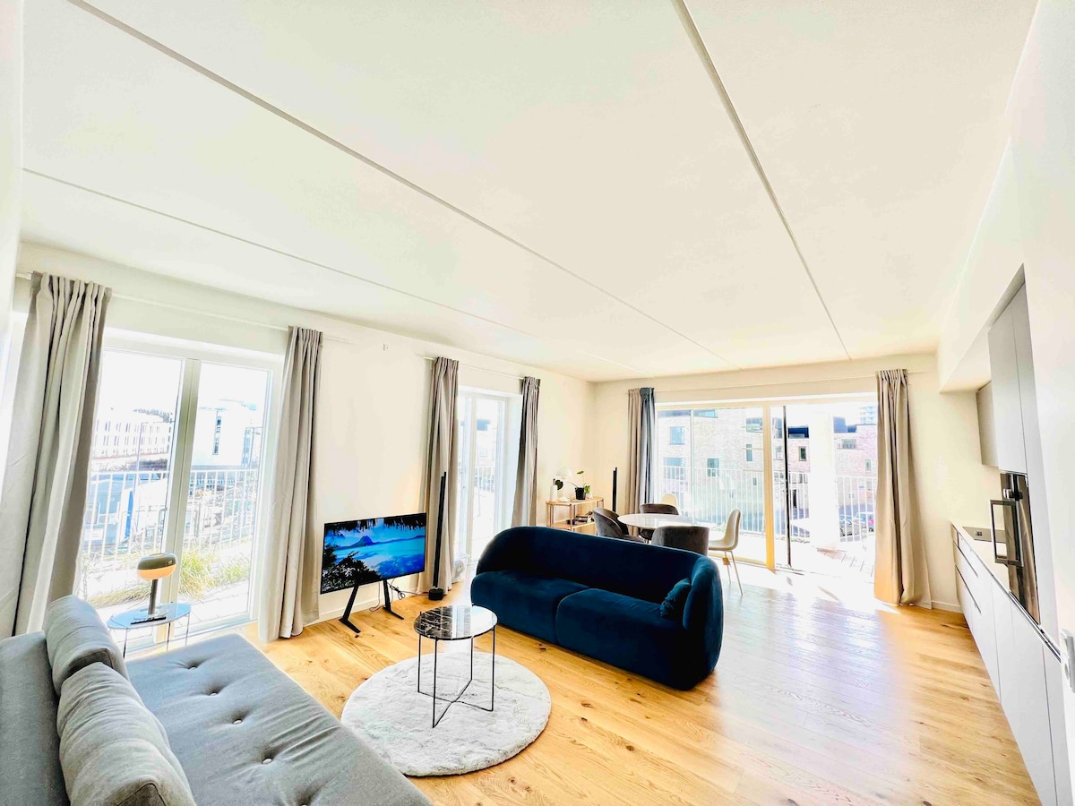 Brand new apartment at Copenhagens waterfront.