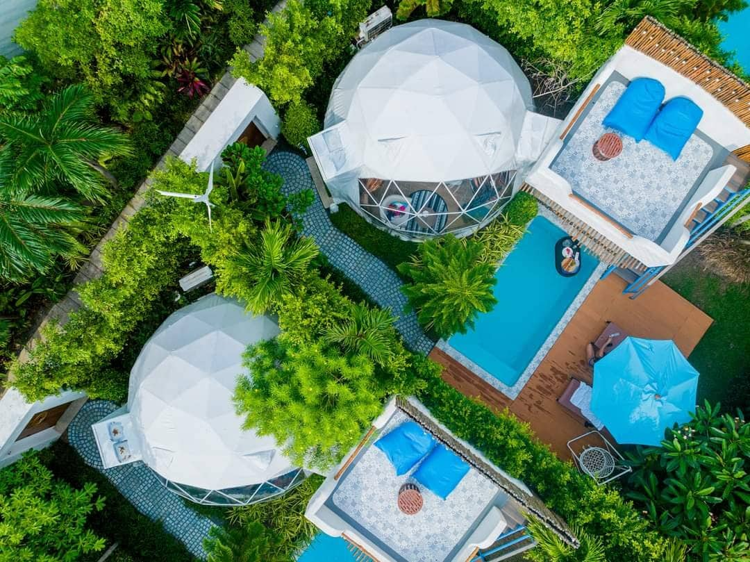 Le Dome Glamping in mountain magic Naiharn Phuket