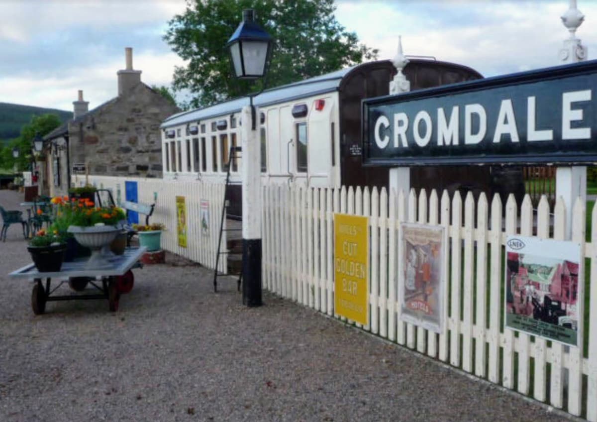 Unique Speyside stay in converted train carriage