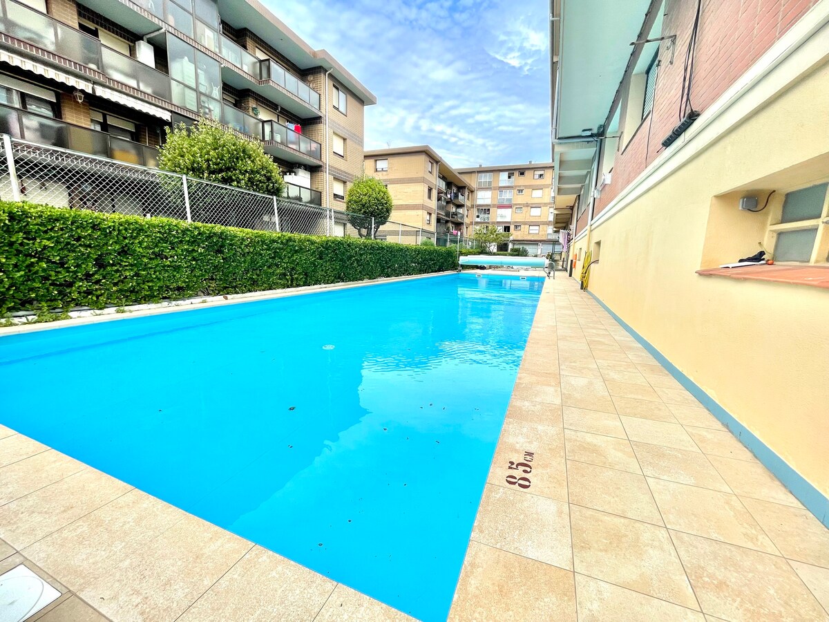 Apartamento con piscina