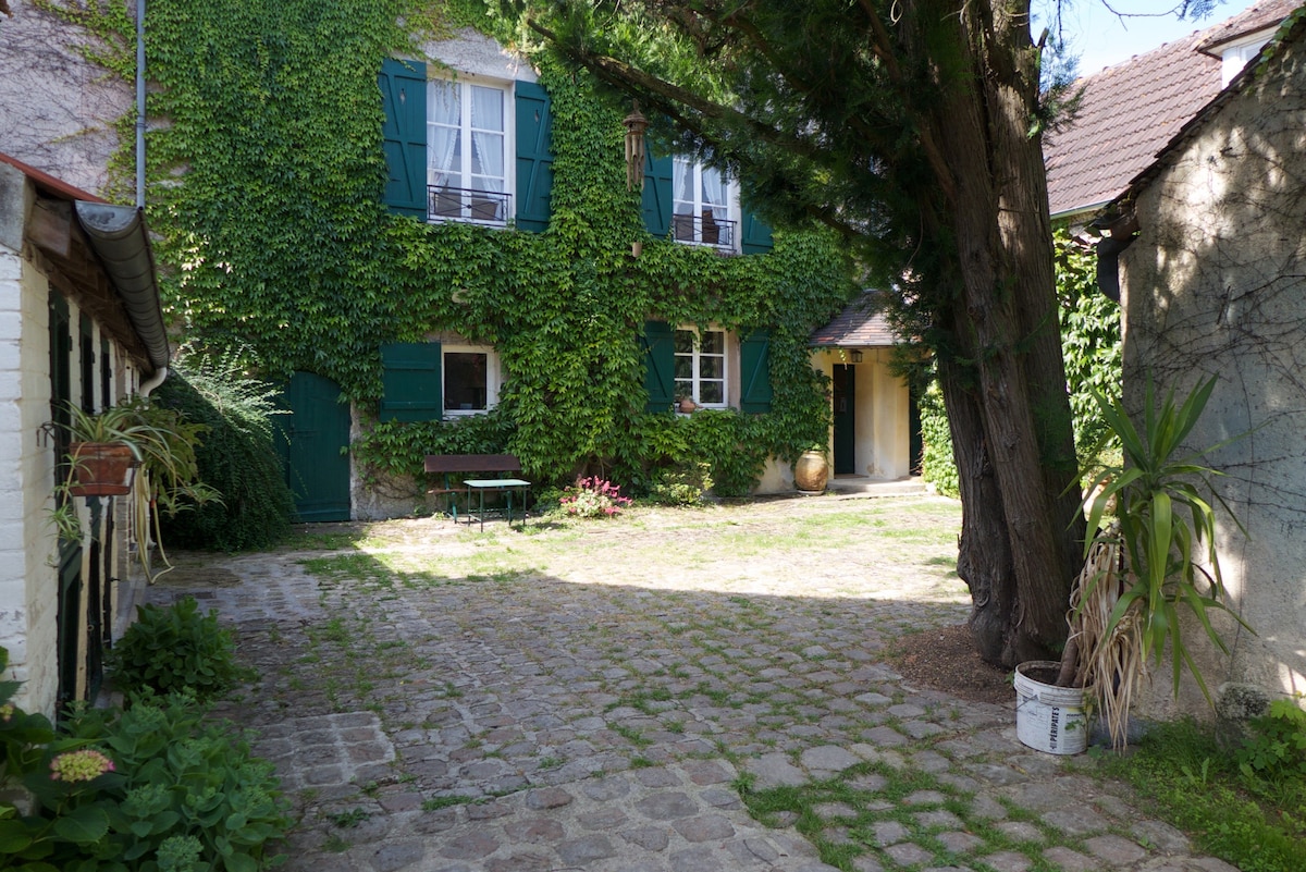 1 chambre bleue dans maison vigneron, Champagne