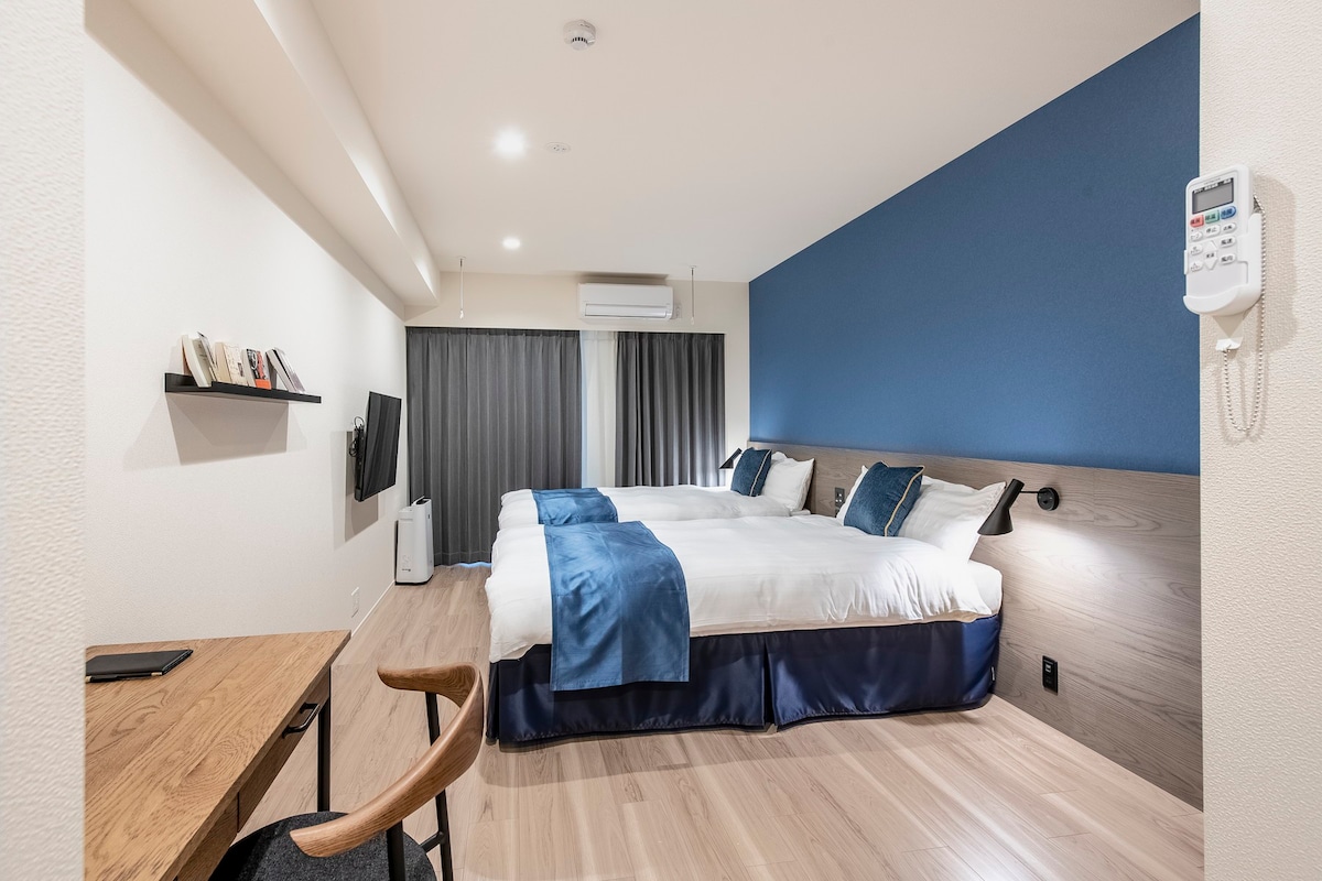 新建的公寓式酒店，上野站步行5分钟, Wi-Fi,厨房和浴室设施齐全 *最多3人 #A4