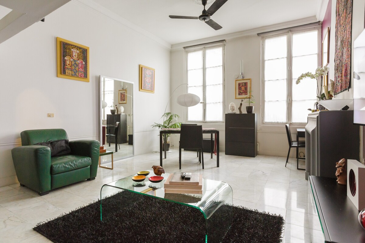 ❤️️️Loft 484平方英尺Place Des Vosges Le Marais Paris