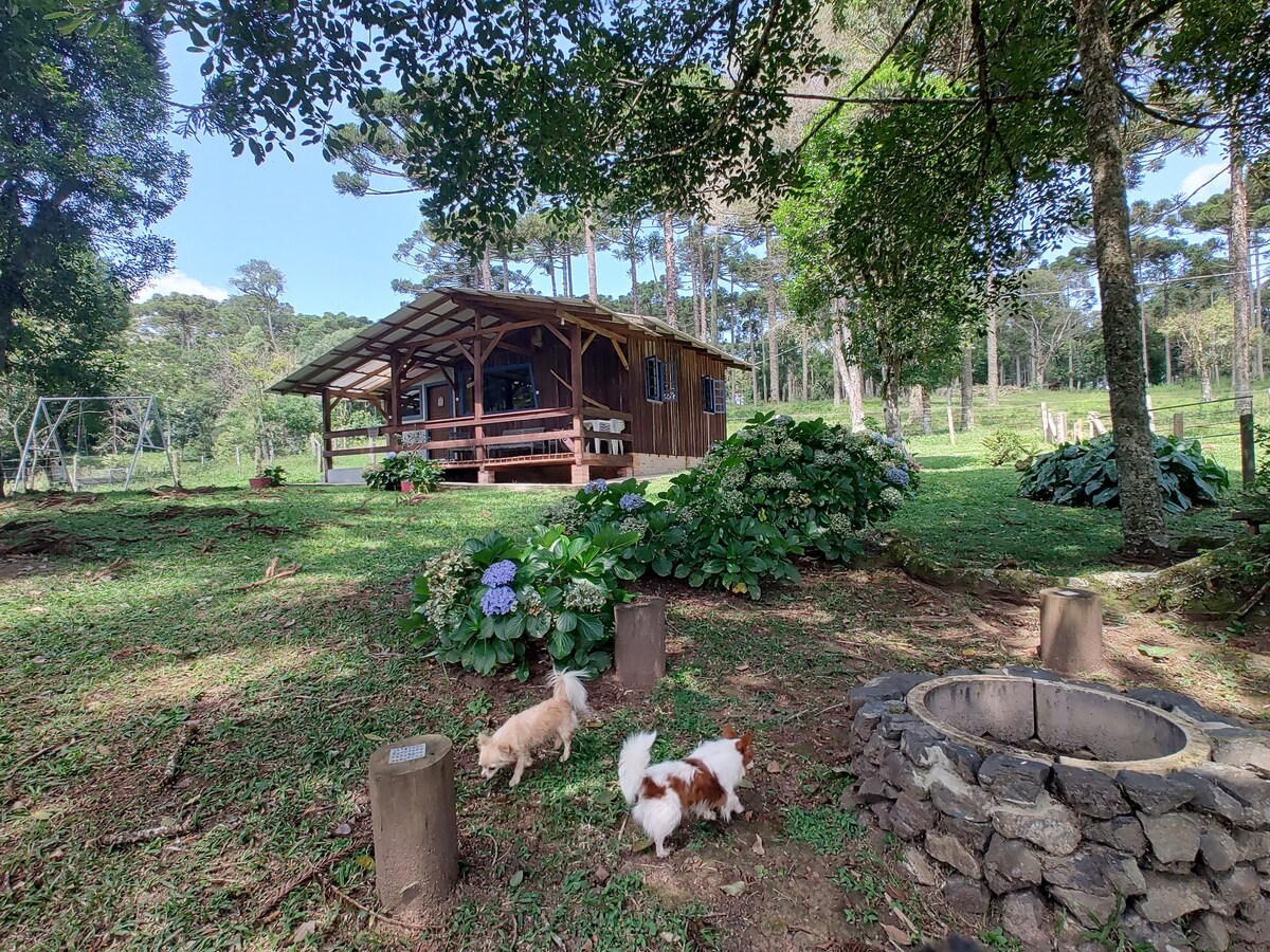 Casa na fazenda com acesso fácil na Rodovia