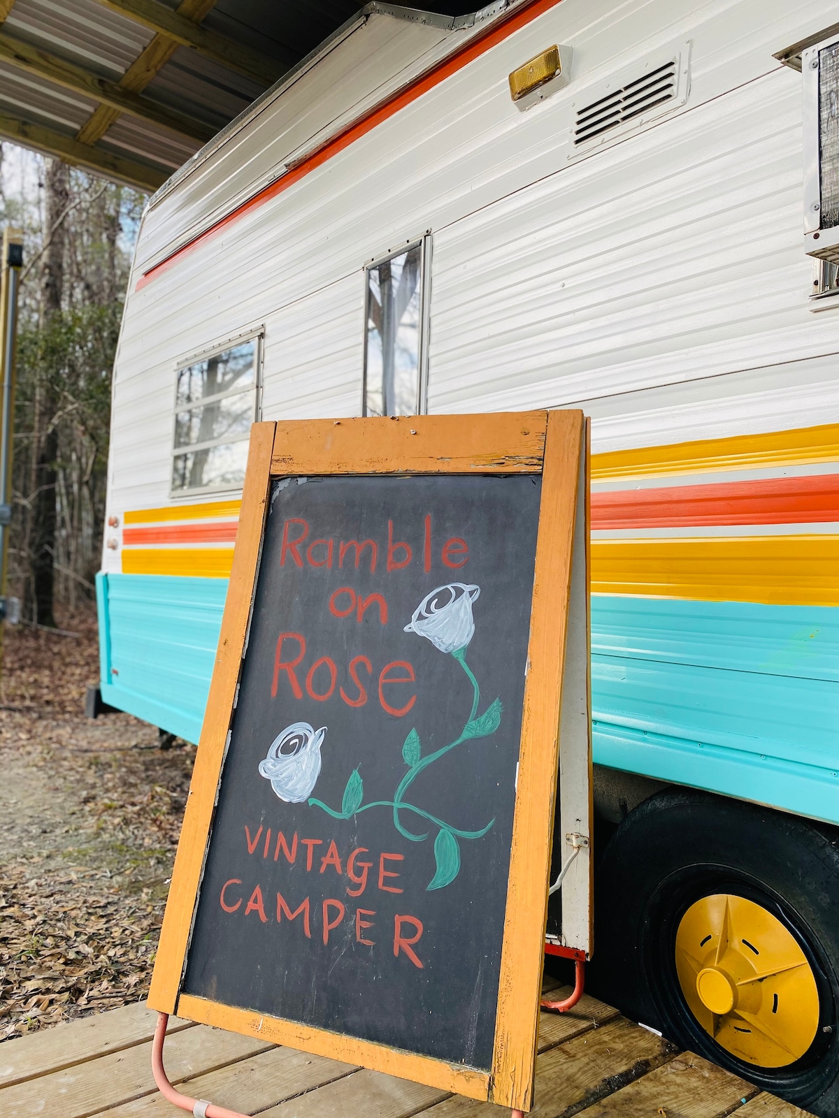 Vintage Camper Ramble on Rose