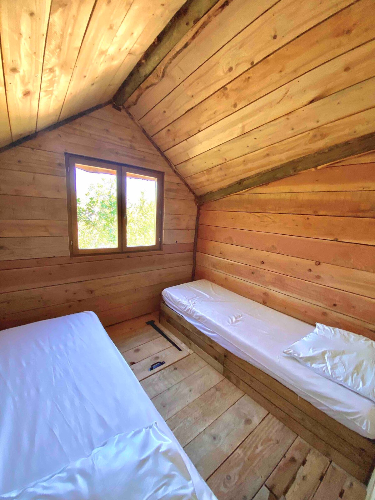 Cabane dans les arbres "Boréale" - Terrasse & vue