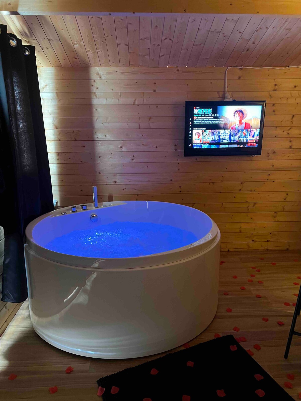 Chalet privée avec jacuzzi privé