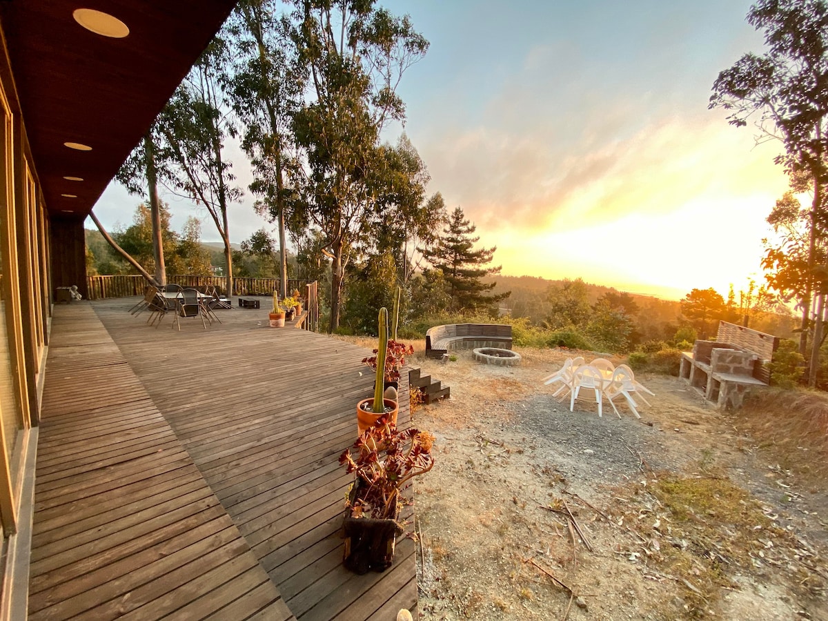 Casa Punta Sirena-Cahuil-Punta de Lobos-Pichilemu