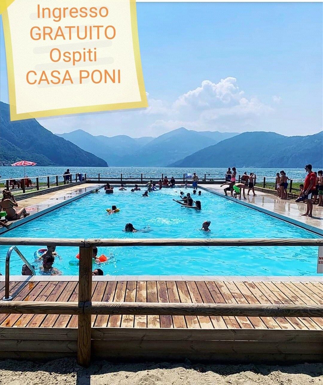 CASA PONI/Lago D'Iseo Pisogne度假屋。