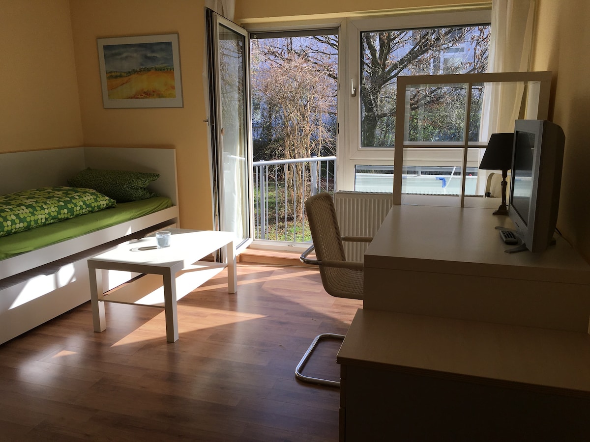 helles All-In-One Appartment in Stadtnähe