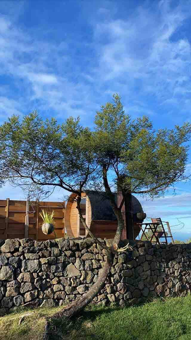 Au pays du mouton blanc, cabane & spa du volcan.