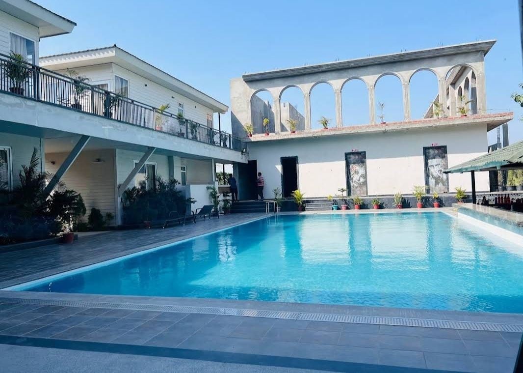 volca 18BR cottages resort rajpura- swimming pool