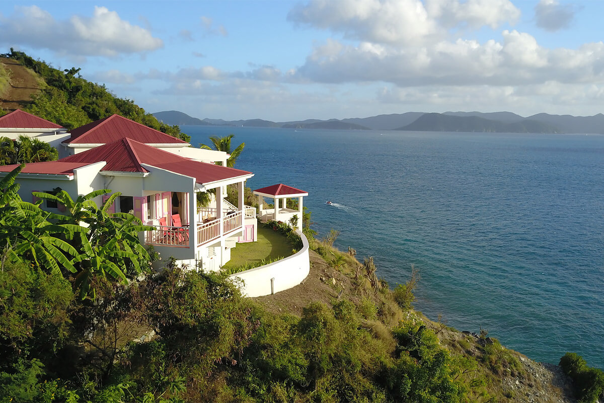 Sunset Villa West overlooking stunning White Bay on Jost Van Dyke