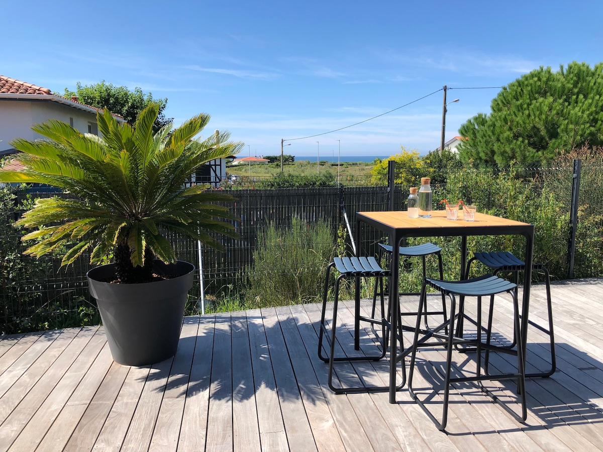 The "Beach House", with SPA, Chiberta, Ocean view