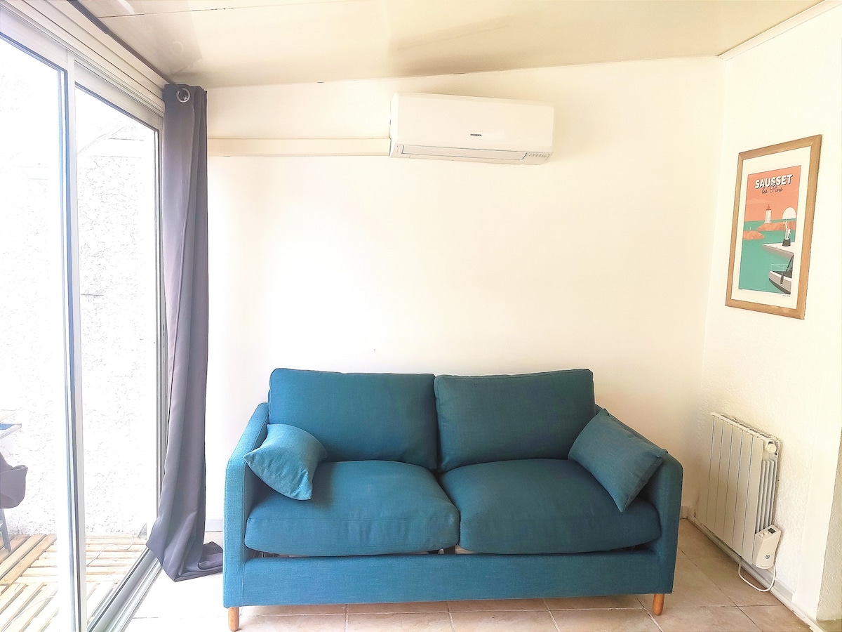 海滨：索塞特带夏季休息室的单间公寓