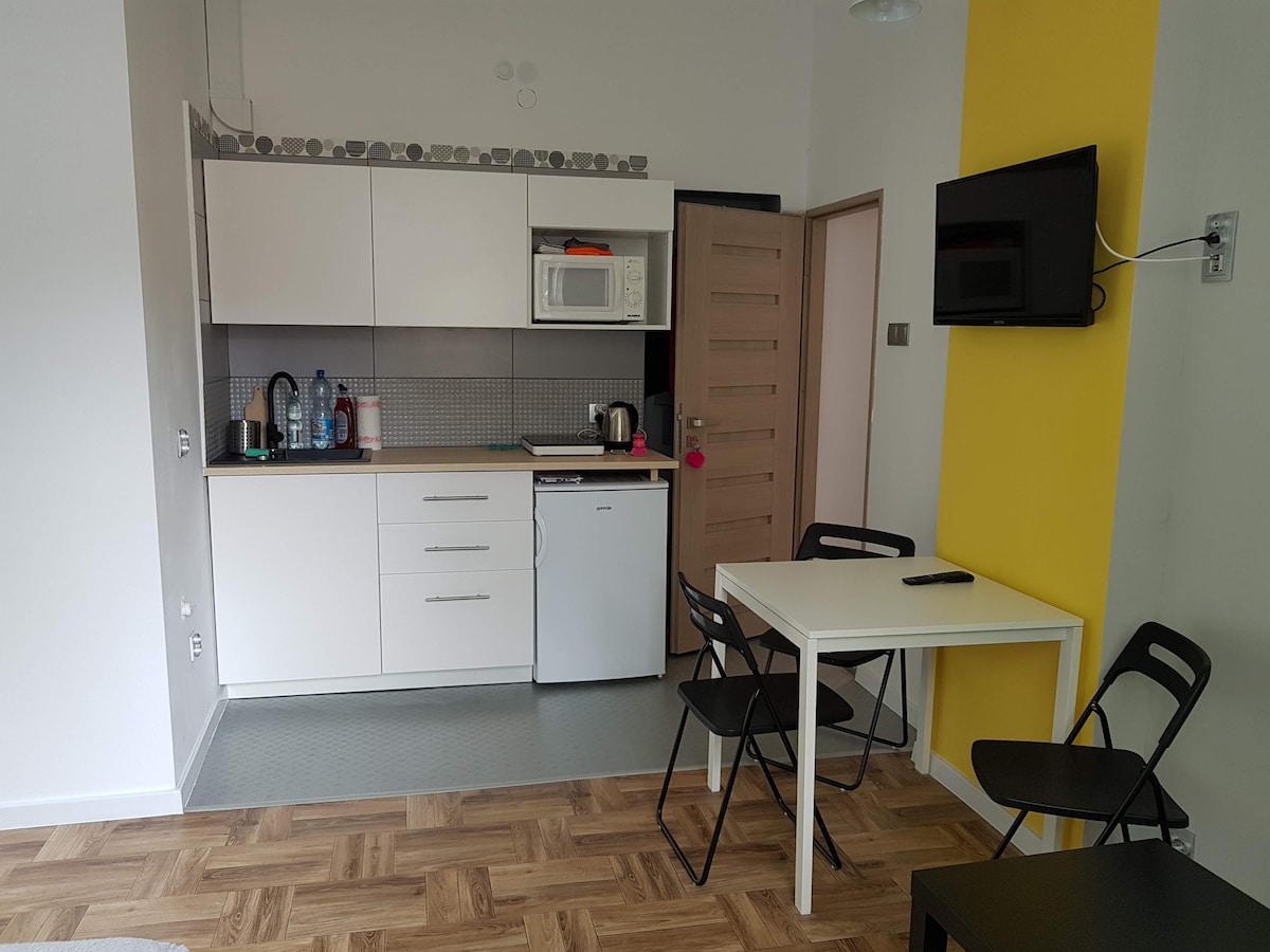 Apartament typu单间公寓，带Centrum Sokołowska 2