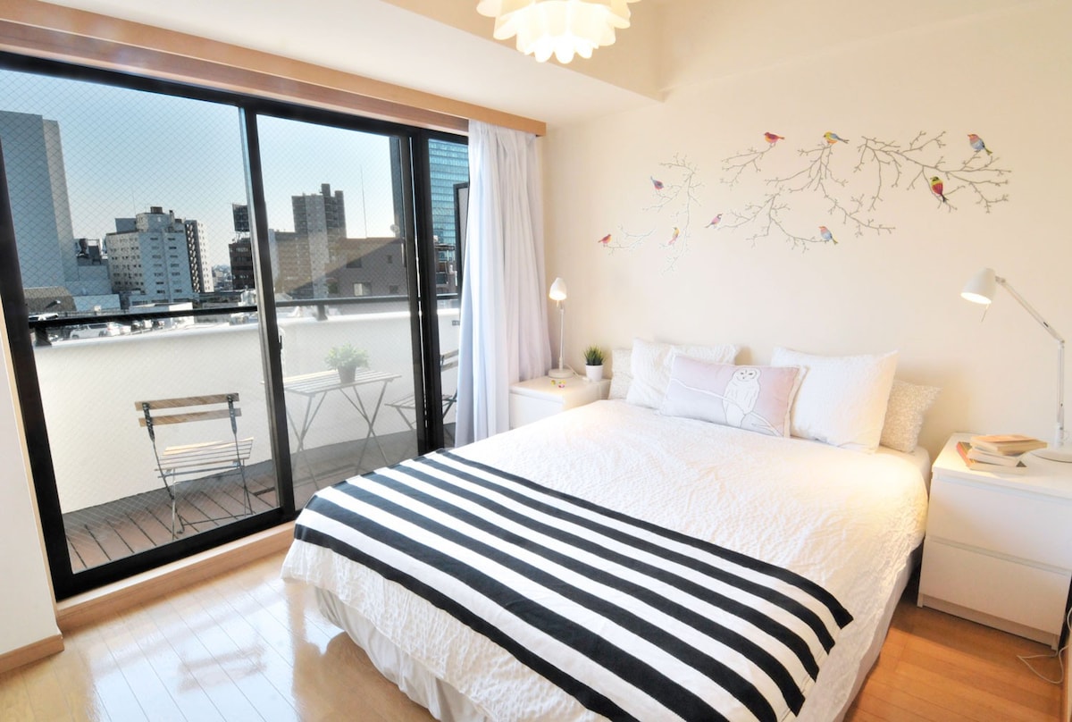 涩谷标准双人床明亮客房