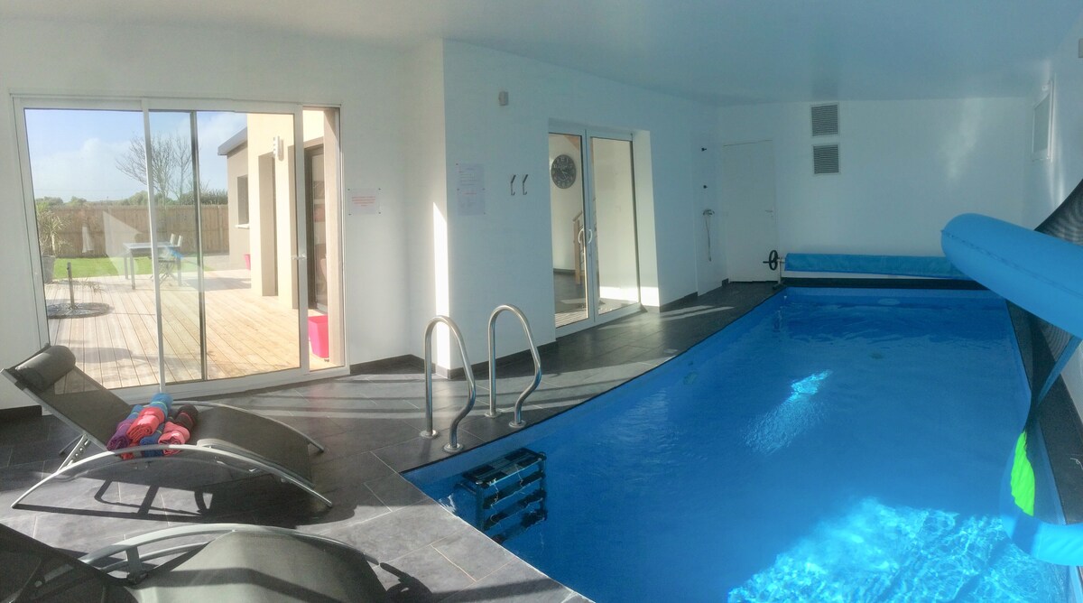 Villa 4* piscine privée - Plage à 100 m