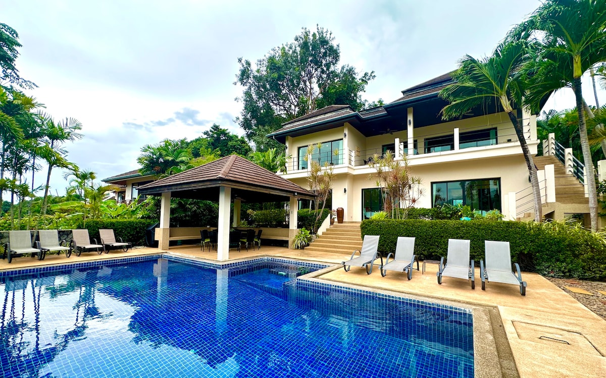 8卧室翡翠别墅（ Emerald Villa ） ：泳池，在海滩附近，可容纳16人以上