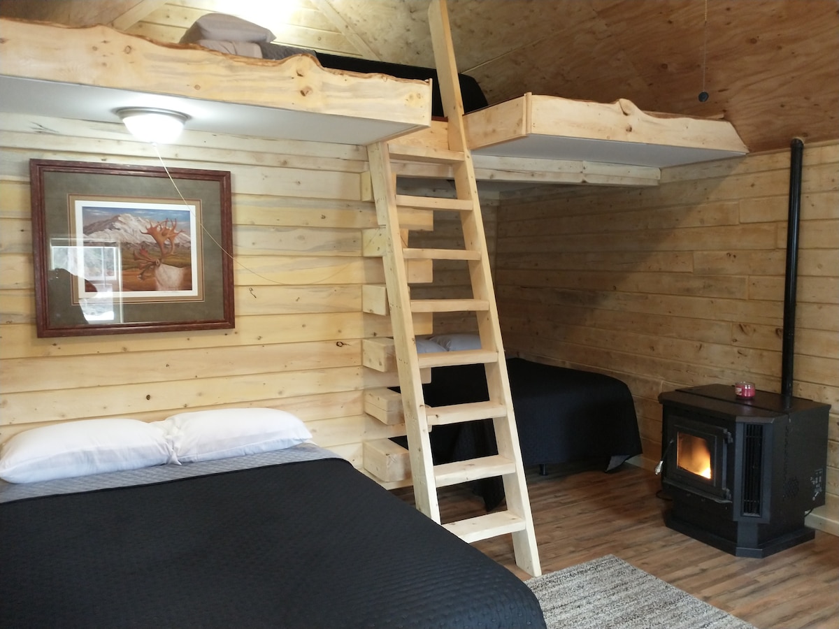 BearPaw Polar Bear小木屋。 Wonderful 3 bed logcabin