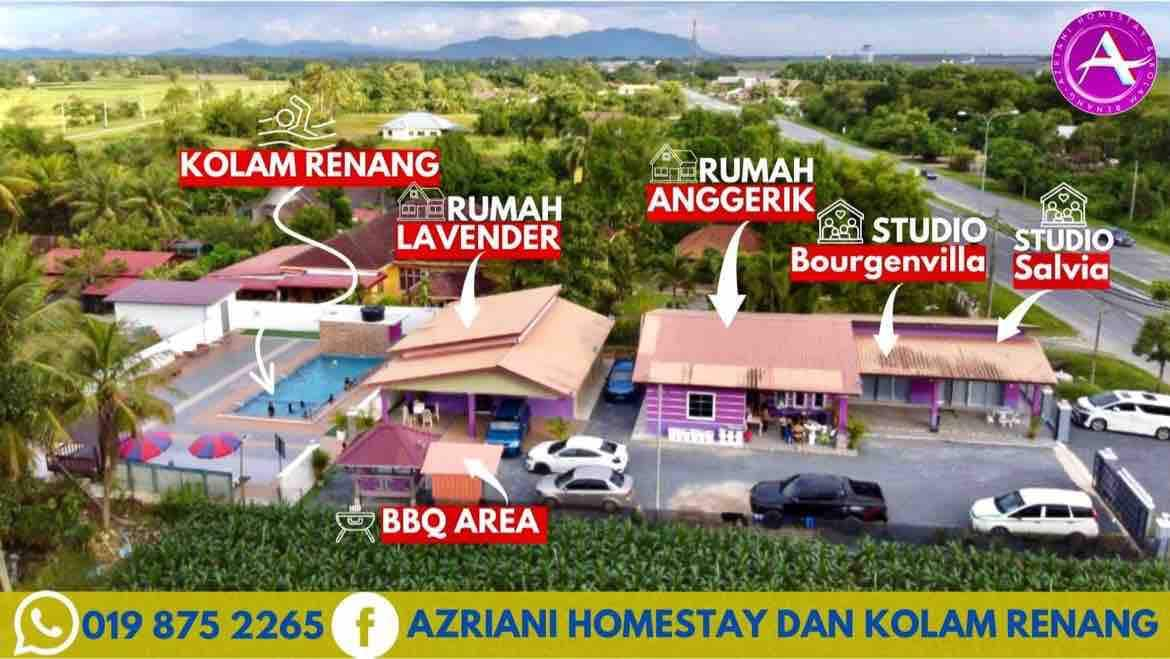 AZRIANI HOMESTAY DAN KOLAM RENANG （ 8 Bilik ）