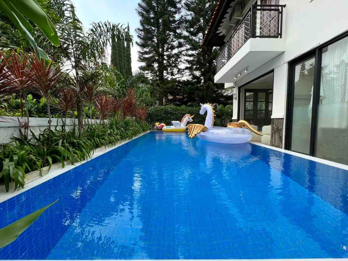 Lembang Bandung 3室别墅，私人泳池（ JB-3A ）