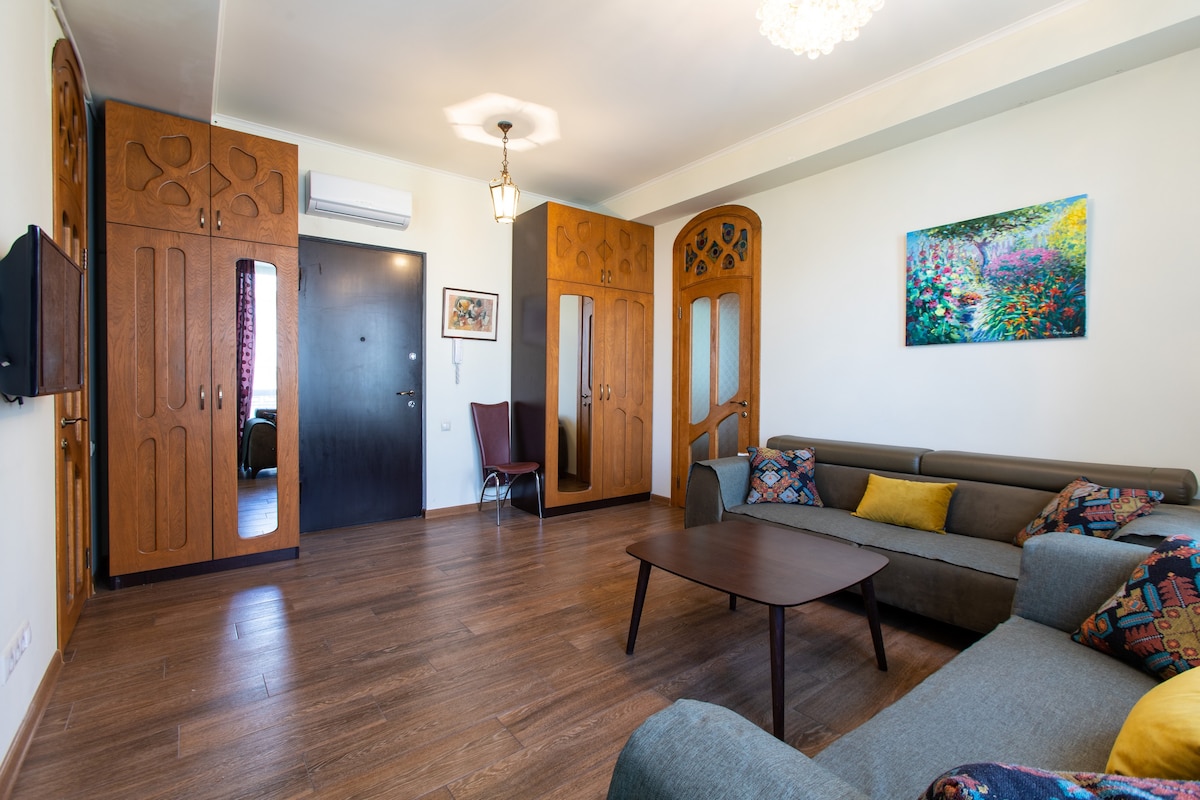 Sunny and new apartment in the center of Yerevan
