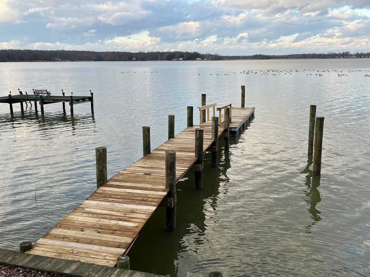 上切萨皮克湾（ Upper Chesapeake Bay ）的Waterfront House