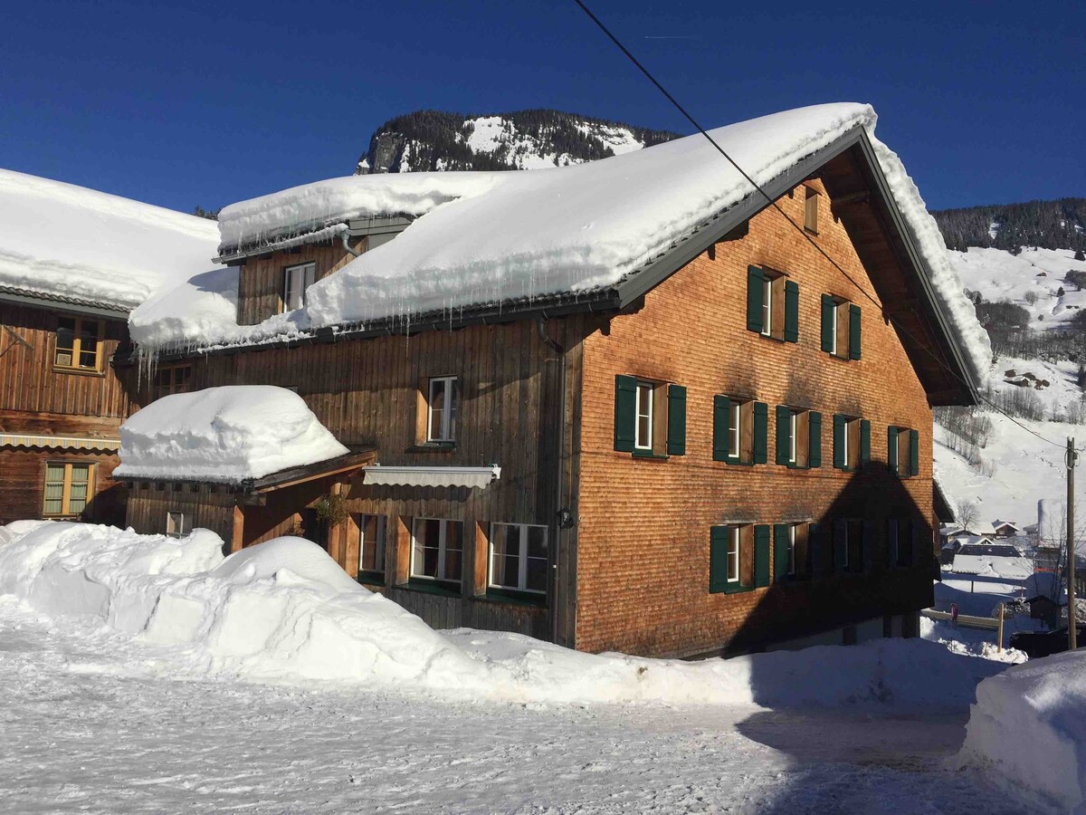 Hütte mit Charme, im Dorf, ideal Ski & Wandern