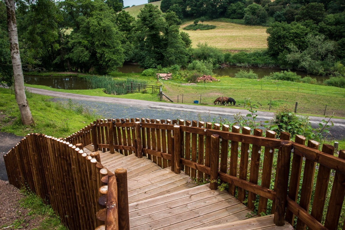 Shropshire Getaways Riverside Glamping Pod