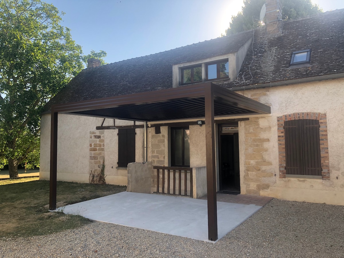 Maison de campagne à 1h de Paris, jardin de 3000m2