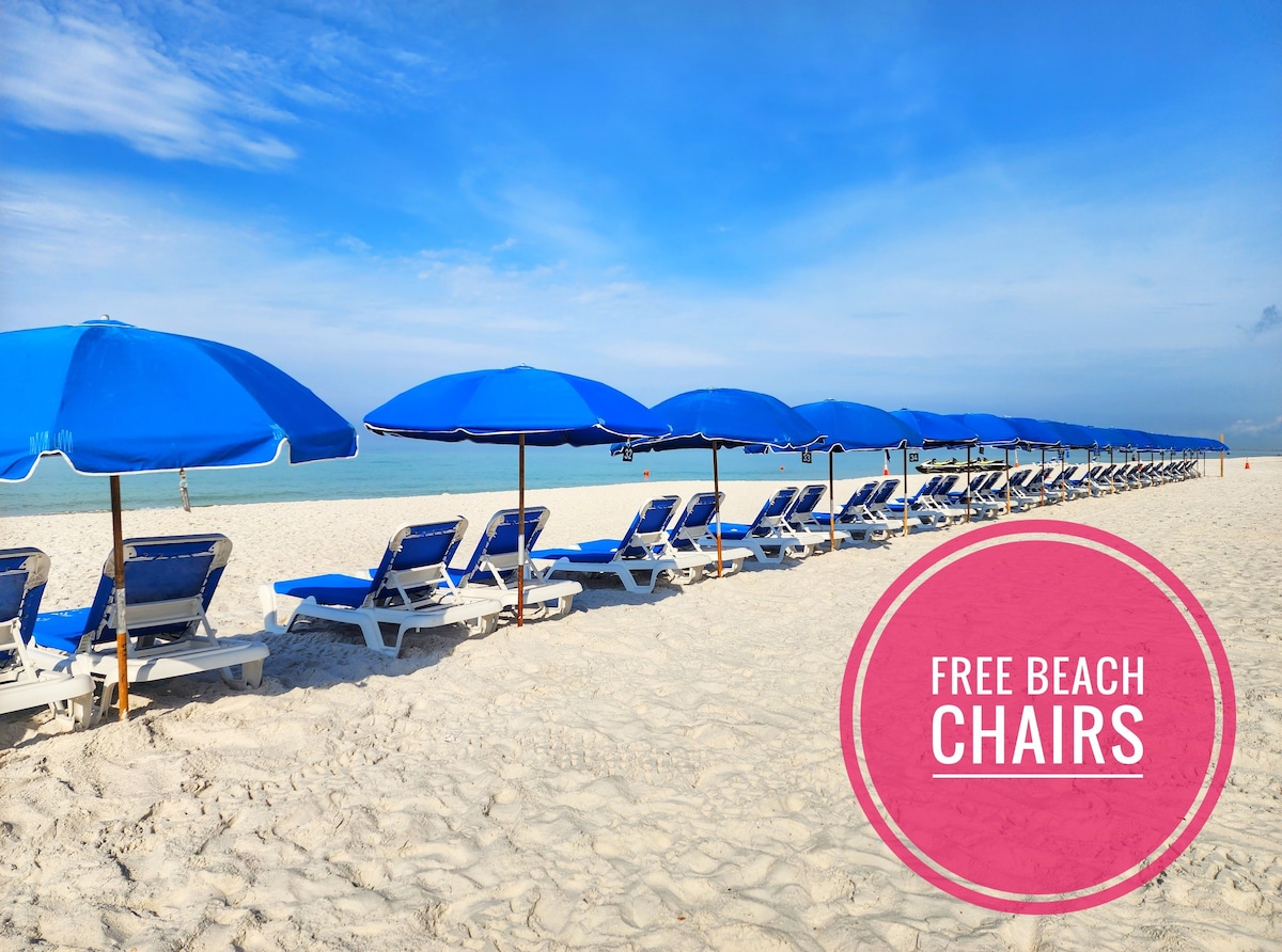 Splash Resort 1705W•Best in PCB•Free Beach Chairs
